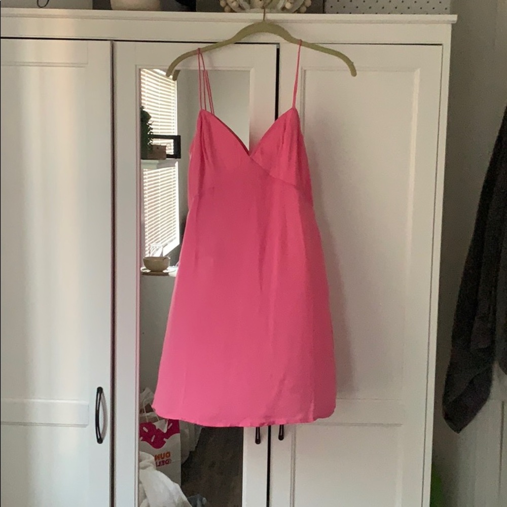 Pink Slip Dress